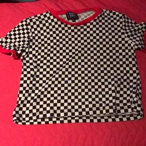 CUTE CHECKER TOP